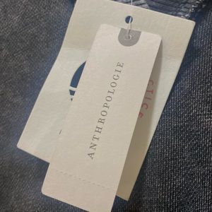 Anthropologie v-neck hi low black mini dress